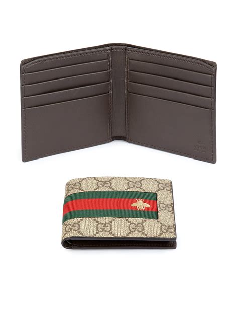 gucci wallet replica mens|gucci dollar bifold men's wallet.